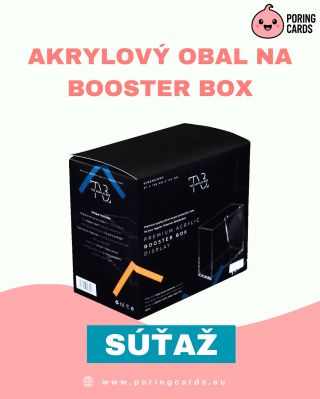 🎉 SÚŤAŽ 🎉 Vyhraj akrylový obal značky The Acrylic Box na svoj obľúbený Pokémon Booster Box 👑 Pravidlá súťaže: 👉 Follow...